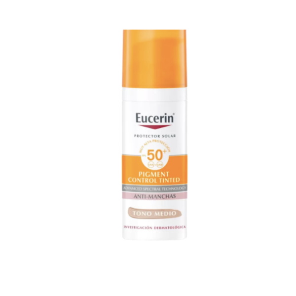 EUCERIN SUN FPS50+ PIGMENT CONTROL TINTED TONO MEDIO 50ML